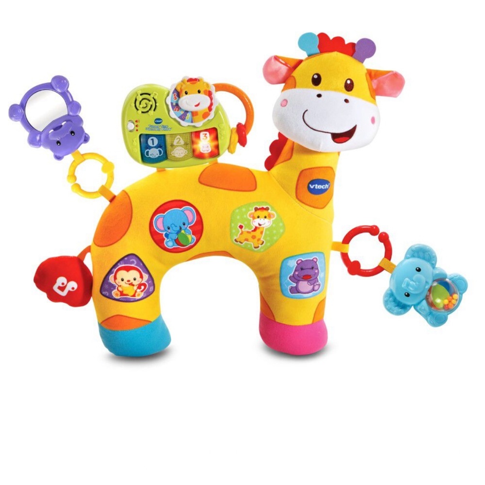 FRENCH VTech Tummy Time Discovery Pillow Toy - French Edition